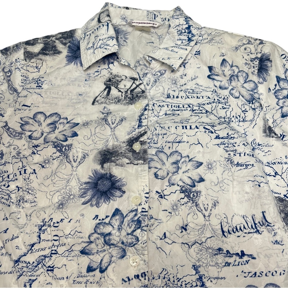 Allison Daley Button Down Blouse - Picture 4 of 5
